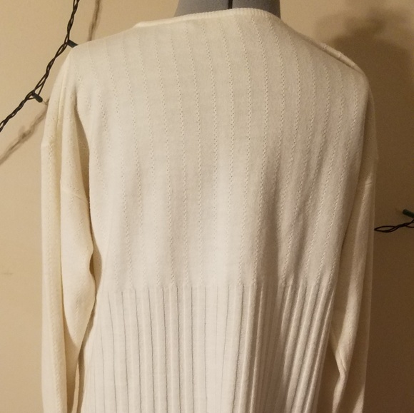 🚫DONATED🚫Vintage Hillard & Hanson Half-Ribbed Detailed Sweater - Picture 2 of 7